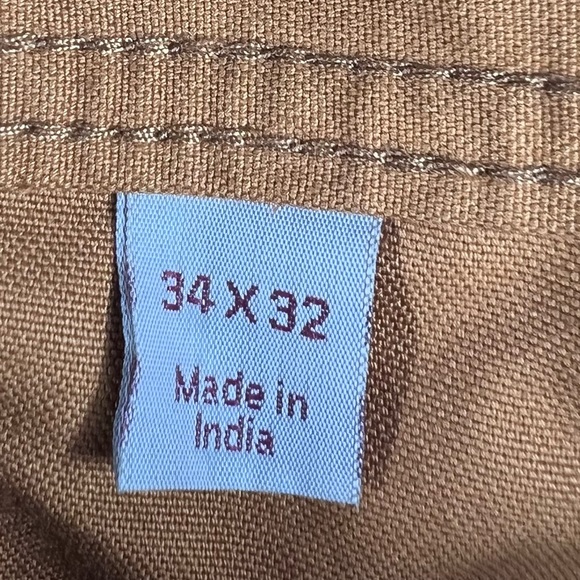 CARHARTT 34 X 32 Pants Double Front Panel Work/Chore/Hunting Pants | Duck color - Picture 6 of 9